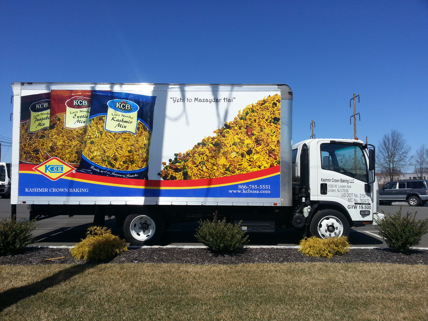 Large vehicle advertising