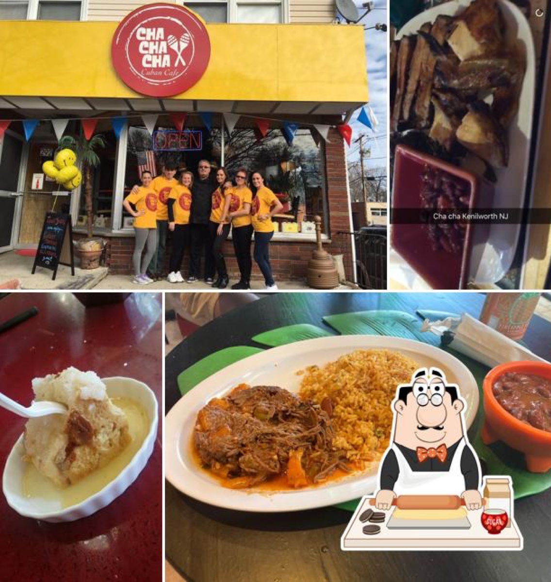 Cuban flan and dessert