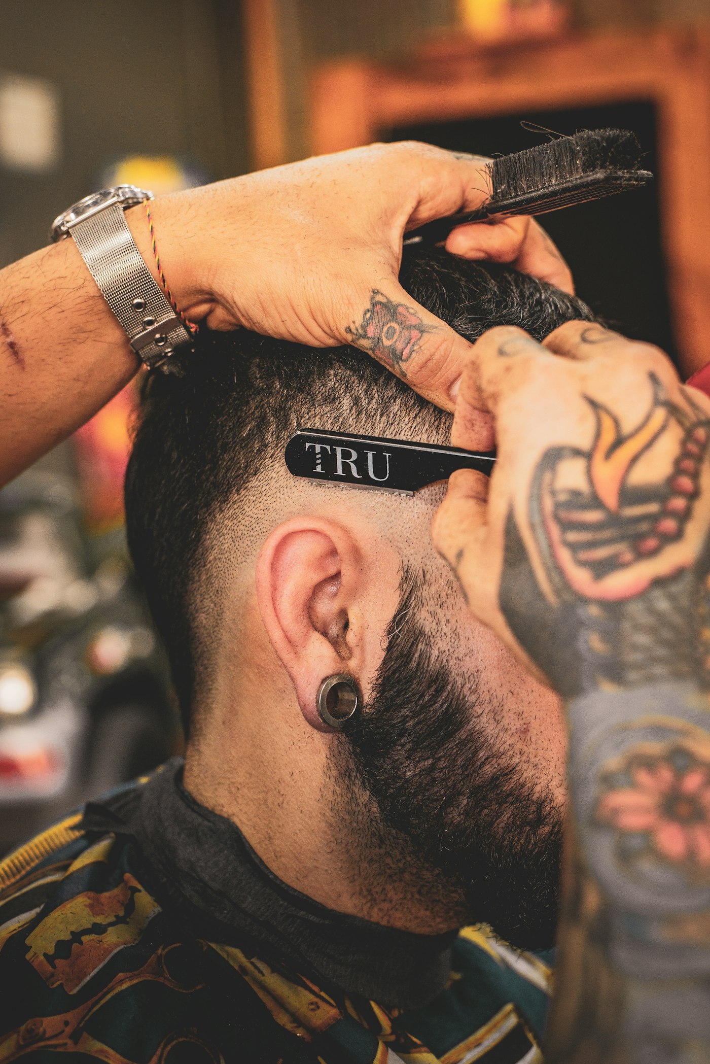 Crystalz Barbershop interior